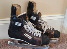 Vintage Bauer Pro 99 Ice Hockey Skates Leathe...