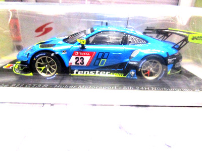 PORSCHE 911 - 991 GT3 R 24h Nürburgring 2021 #23 Huber Menzel Seefrie Spark 1:43