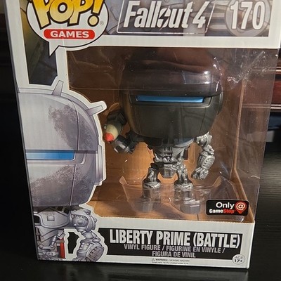 Funko Pop! Fallout 4 Liberty Prime Battle Gamestop Exclusive 170 Figure Not Mint