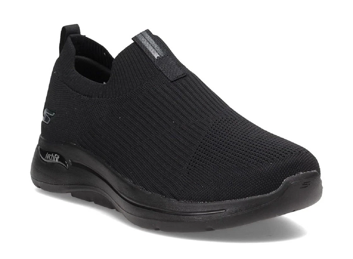 Skechers Go Walk Men's Arch Fit Comfort Wide Fit Slip-On Casual Trainers