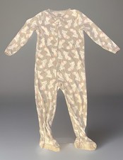 Carters Sleep And Play Fleece Footie Pajamas Gray Cats Kittens Pjs 4T