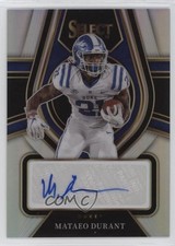 2022 Select Draft Picks Rookie Signatures Silver Prizm Mataeo Durant Auto 3l1
