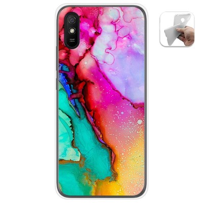 Yoedge Coque Pour Xiaomi Redmi 9A 4G Etui En Silicone TPU Gel Mignon Avec Motif 3D