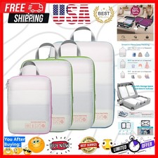 Compression Packing Cubes for Travel Women - Travel Bags Luggage Organizers T...