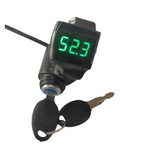 E Bike Voltage Display, Electric Bike Thumb Throttle LCD Display Digital