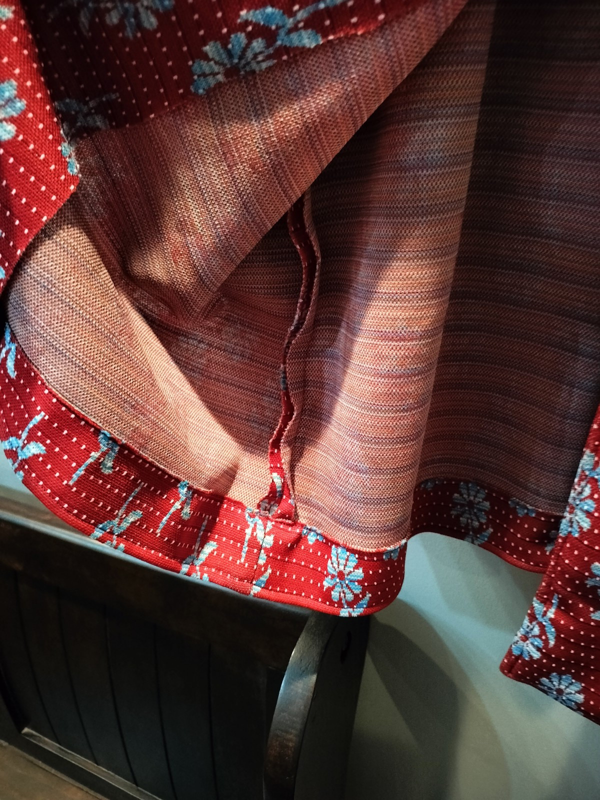 VINTAGE POLYESTER JACKET MADE FROM PATTERN SIZE - image 2