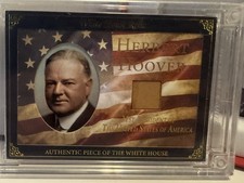 2025 A Word From POTUS -  Herbert Hoover White House Wood Relic /149 😄
