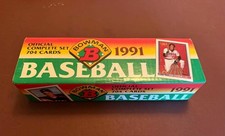 Bowman 1991 Baseball Card Complete Set 704 Cards Factory not Sealed nrmt