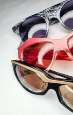 Vintage Alain Mikli Claude Montana Eyeglasses Sunglasses Lot Frame France 1980s