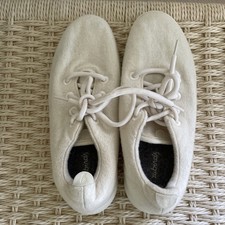 Allbirds Wool Runners Womens Size 10 White Athletic Running Shoes Sneakers