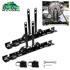 2pcs Wheel Toe Alignment Tool Plate Kit Heavy Duty W 2 Measuring Tapes For Car
