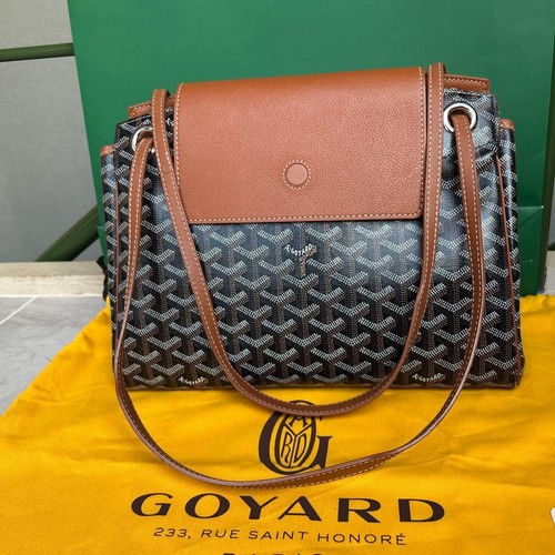 Goyard Luette PM Shoulder Bag, Black Brown
