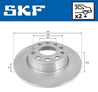 SKF Radlagersatz Vkba 7828 FüR Hyundai KIA