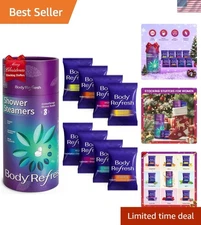 Rejuvenating Shower Bombs Gift Set | 8 Aromatherapy Steamers - Perfect for All