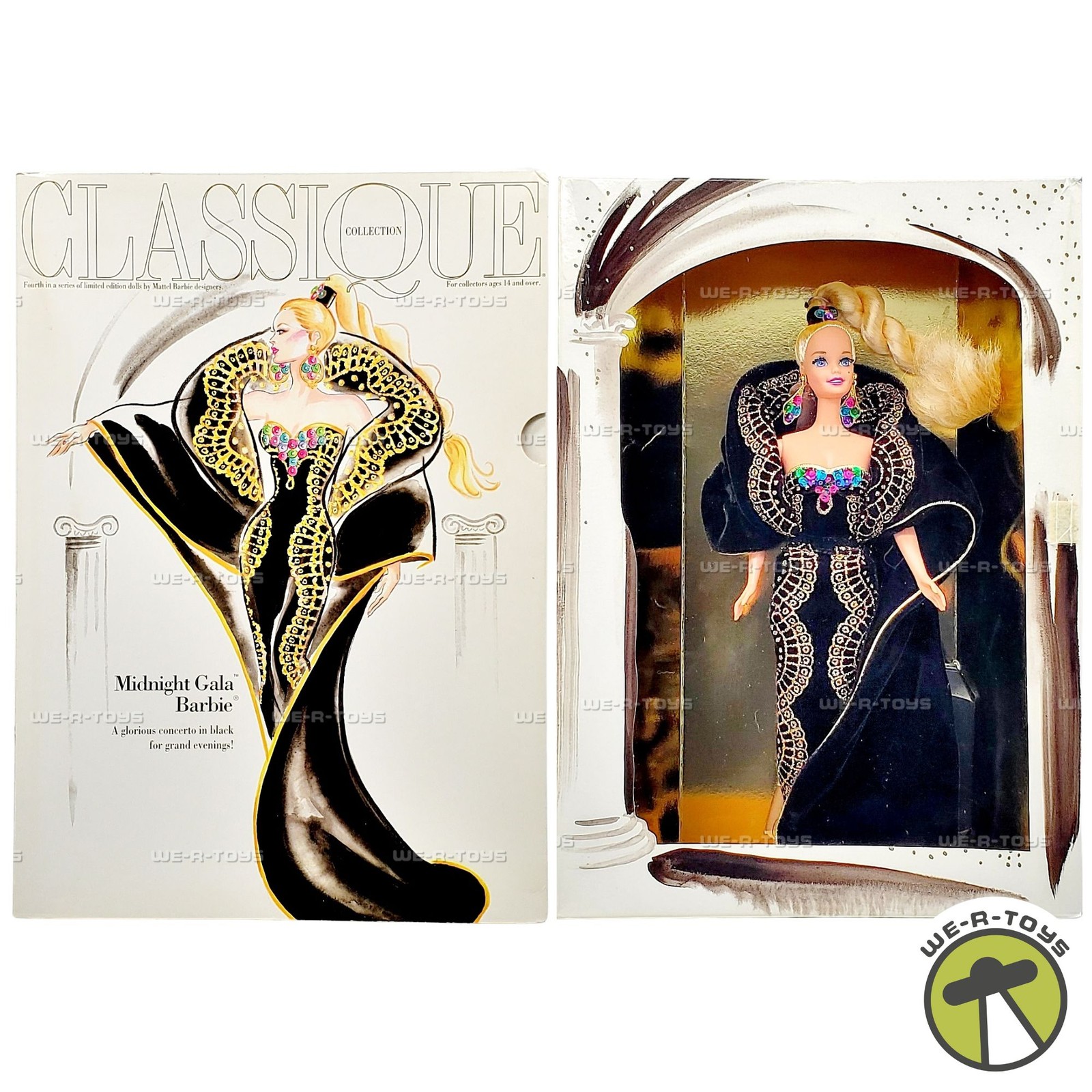 Midnight Gala Barbie Doll Classique Collection 1995 Mattel 12999