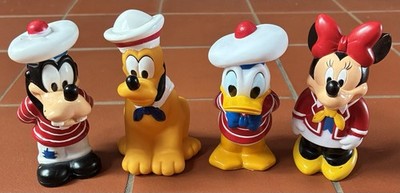 Disney Cruise Lines Bath Toys Lot Minnie, Pluto Donald and Goofy