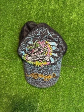 Don Ed Hardy By Christian Audigier Casquette Dragon Snapback Hat Cap Tattoo Wear