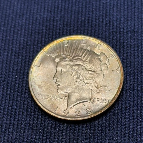 1923 P BU PEACE SILVER DOLLAR UNC GENUINE U.S. MINT RARE COIN #274