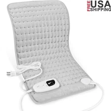 Electric Heating Pad W/ 6 Heat Settings Auto Shut Off Soft Flannel Material New