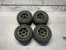 Pro-Line Racing Titus 2.2" Beadlock Wheels Dirt Hawg Tires RARE! For E Revo 1/16
