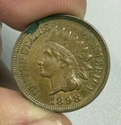 1898 Indian Head Cent Almost Uncirculated Details Environmental Damage