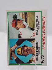1978 Topps - League Leaders Rollie Fingers, Bill Campbell #208
