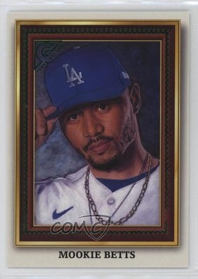 2022 Topps Gallery Portrait Gallery Green 71/250 Mookie Betts #PG-17 19b1