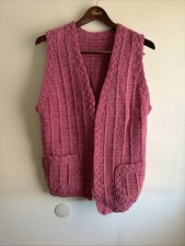 Vintage M/L Handmade Crochet Vest