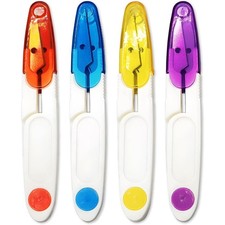 4 Inch U Shaped Craft Scissors with Safety Cover for Sewing Thread Yarn Cross