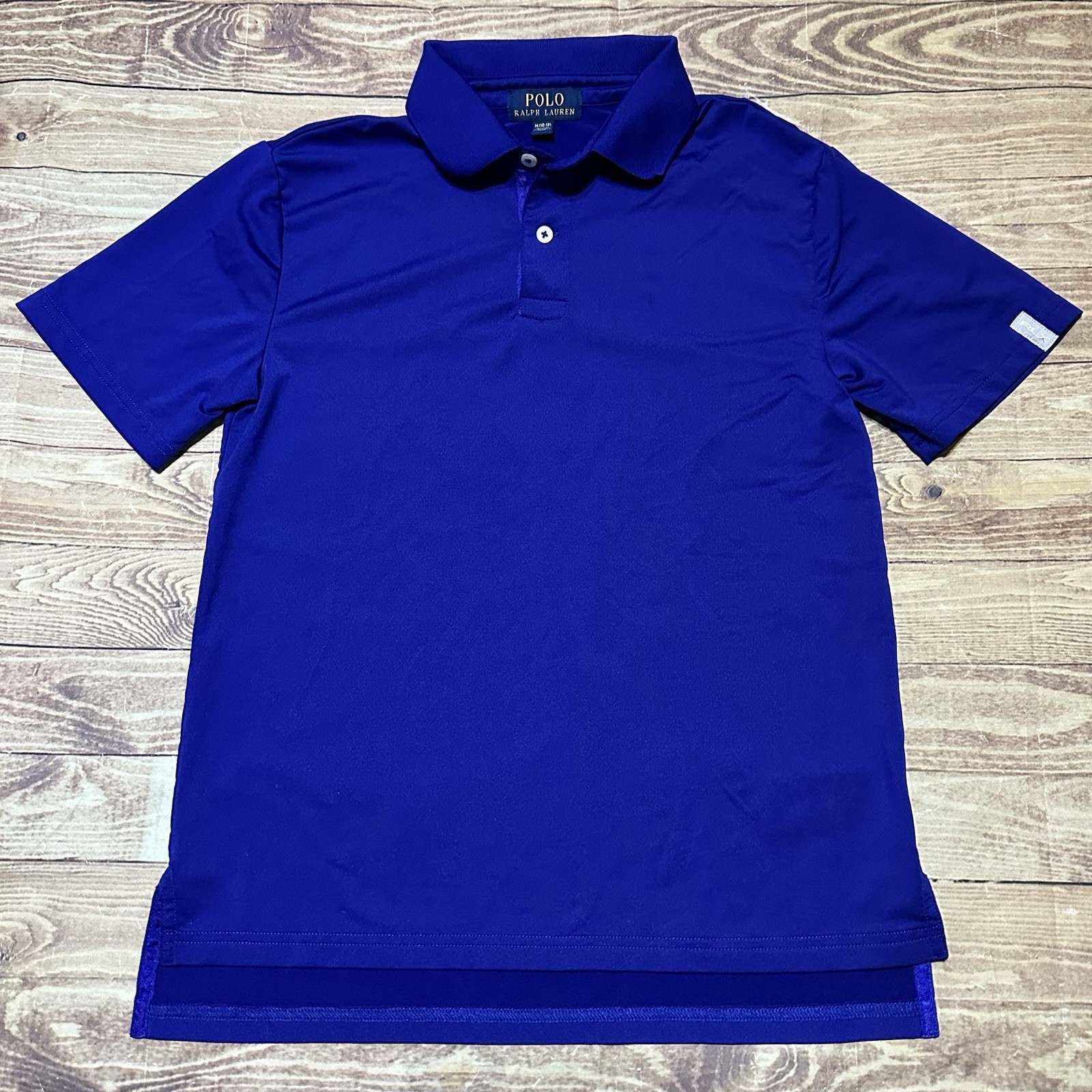 Polo Ralph Lauren RLX Boy’s Performance Golf Polo Shirt Royal Blue Size M 10-12