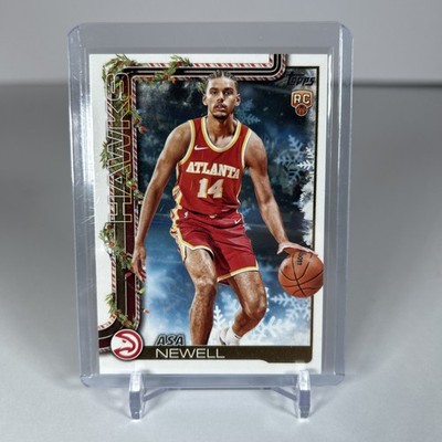 Topps 2025-26 Holiday Asa Newell #H183 Atlanta Hawks Rookie Basketball