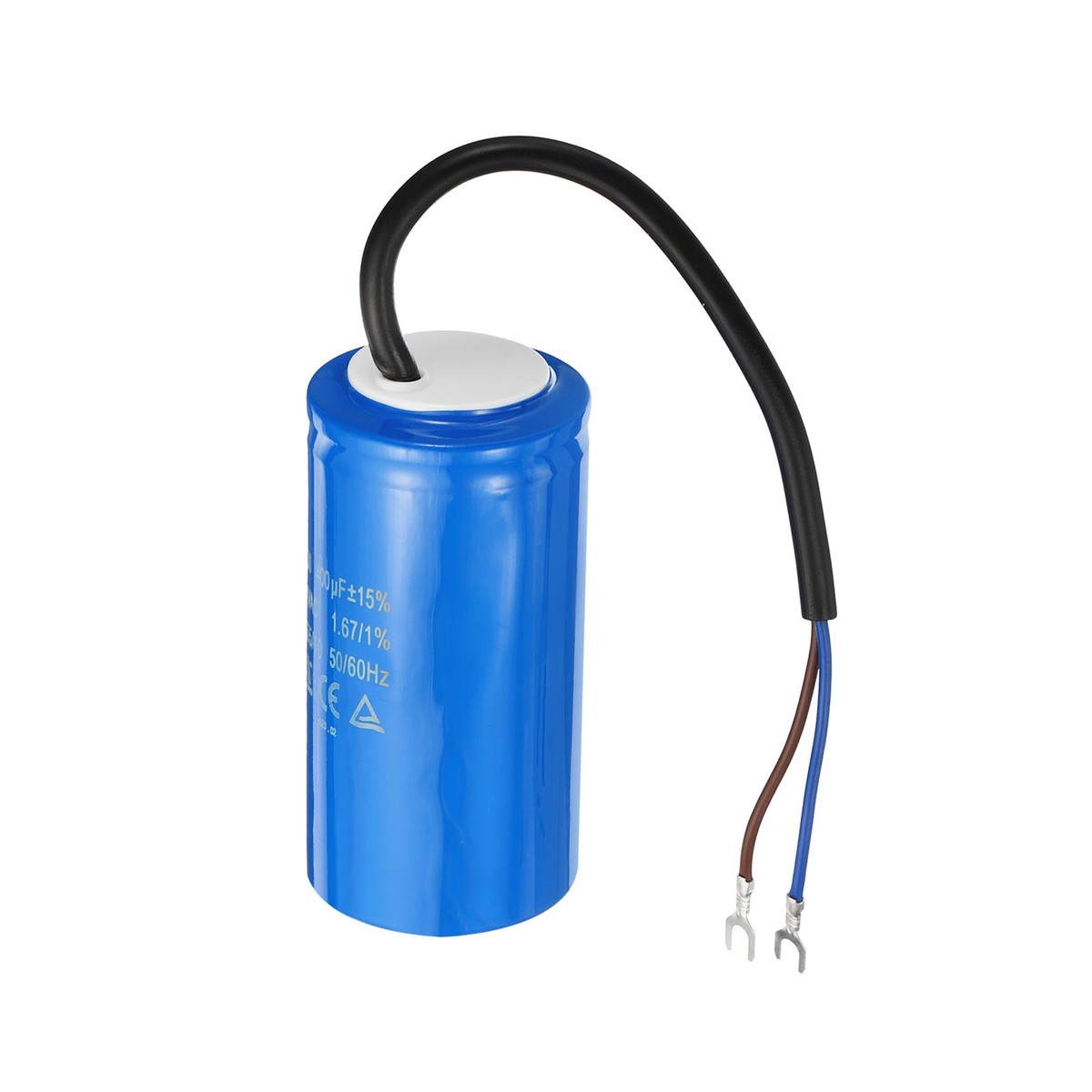 400uF 250VAC 50/60Hz Motor Starting Capacitor with 2 Wires for Air