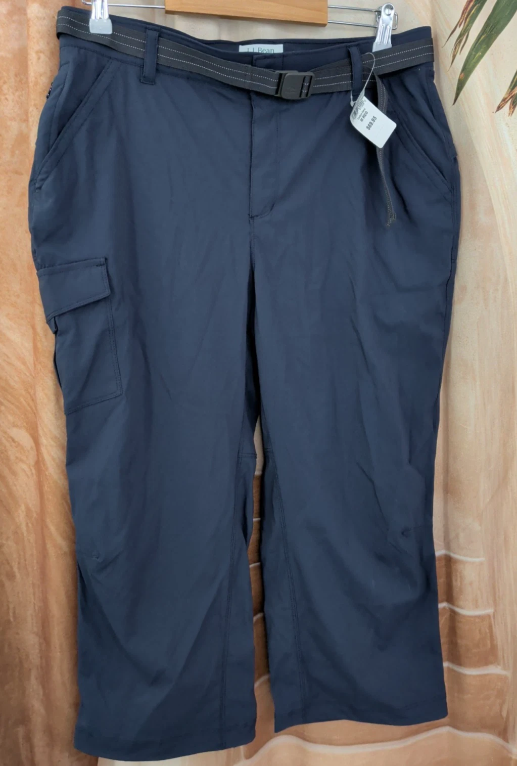 LL Bean Tropicwear Capri Pants, Mid-Rise in Navy