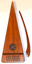 TOM FELLENBAUM 1987 BOWED PSALTERY HANDMADE BLACK MOUNTAIN,NC 24 STRING PSALTRY