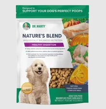 6 Bag Nature's Blend Healthy Digestion Premium Freeze-Dried Raw Dog Food For Gut