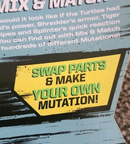 Tmnt Mutations. Mix & Match Zerkleinerer Neu im Paket Playmates 2014 - Bild 10 von 12