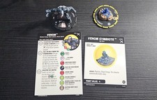 Marvel Heroclix Earth X Venom SR 051 w/ Card  Symbiote  Card FREE SHIPPING