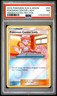 2019 POKEMON SUN & MOON HIDDEN FATES #64 POKEMON CENTER LADY-REVERSE FOIL PSA 7