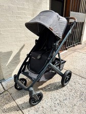 UPPAbaby Vista V2 Stroller Greyson Charcoal Melange / Carbon / Saddle Leather