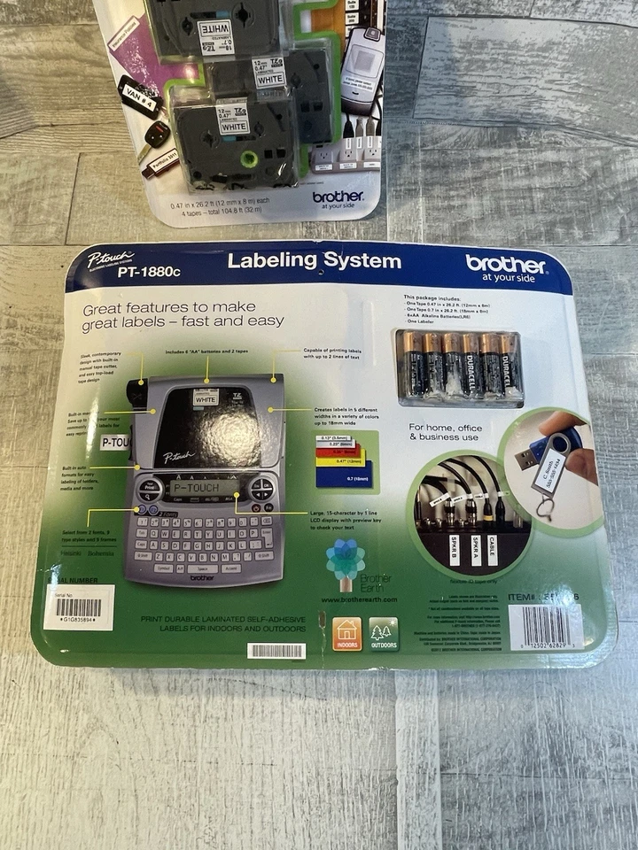 Brother P-touch Labeling System PT-1880c  Home Office New Sealed Packaging Read - Image 4 of 4