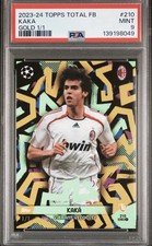 2023/24 Topps Total Football - Vibrant Velocity - Milan - KAKA - Gold 1/1 PSA 9