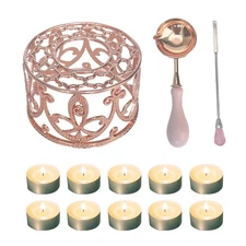 Wax Seal Warmer Kit with Spoon and Stir Stick, for Wedding Wax Envelope Seal ...