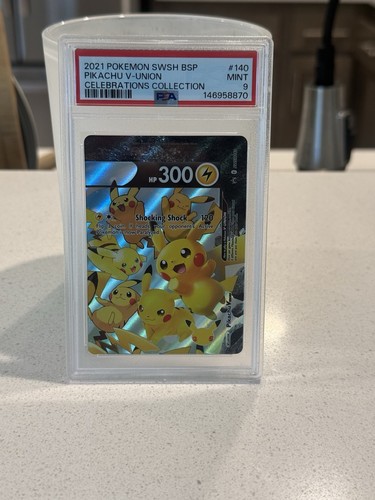 Pikachu V-UNION graded PSA 9 for sale on eBay