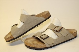 Birkenstock Mens Size 12 R 45 Arizona Soft Foot Suede Slides Germany Made Shoes