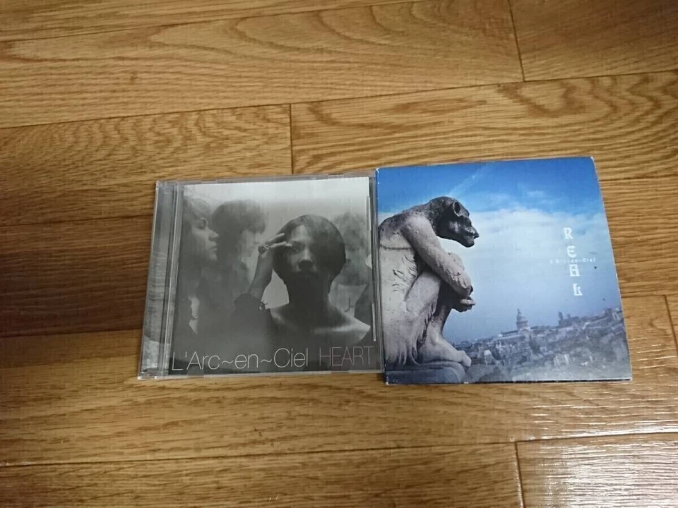 L'Arc-en-Ciel! Japan CD SET x2 【HEART】【REAL】 Album set(Used item)S08530 Foto 3 de 4