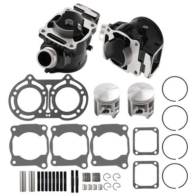 Cylinder Piston Gasket Top End Rebuild Kit for Yamaha Banshee 350 YFZ350 1988