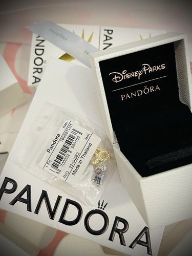 Pandora Disney Parks Shine 50th Anniversary Mickey Mouse Dangle Charm 769597C01 - Picture 10 of 15