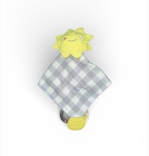 Modern Baby Sunshine Snuggle Baby Security Blanket Lovey Teether Rattle