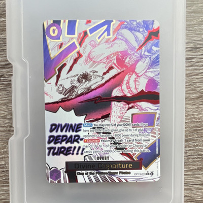 Divine Departure OP13-076 R Foil Alt Art Event Gol D. Roger English