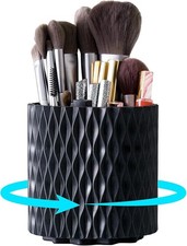 Makeup Brush Holder Organizer 360 Rotating 5-Slot Make up Brushes Cup Cosmetic